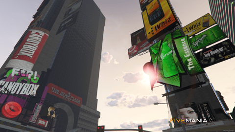 FIVEM Times Square | Iconic Urban Map Edit | Animated Billboards | Dynamic Lighting | Add-On | Optimized | Fivem Ready | High Quality — image 9