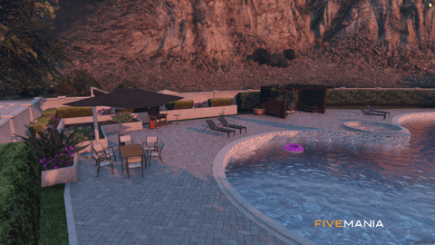 FIVEM Luxury Mirrorpark | Upscale Residential Area MLO | Multiple Mansions | Custom Landscaping | Pools & Garages | Interior & Exterior | Add-On | Optimized | Fivem Ready | High Quality — image 13