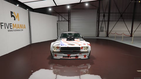 FIVEM Vapid Domgtt5 | Custom Muscle Car Add-On | Custom Liveries | Blower Engine | Widebody Kit | Optimized | Fivem Ready | High Quality, image 4