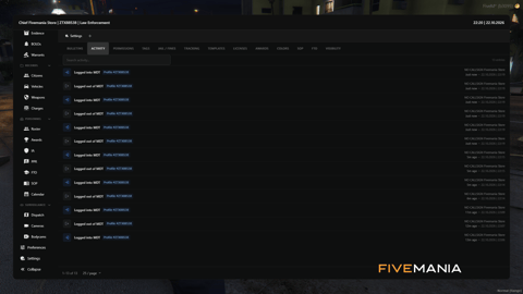 FIVEM Police Records Mdt | Comprehensive Police Records System | Evidence Tracking | Personnel Management | Custom Themes | Integrated Dispatch | Add-On | Optimized | Fivem Ready | High Quality, image 37