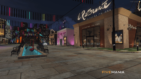 FIVEM Legion Square V5 | Revitalized City Hub MLO | Outdoor Stage & Shops | Dynamic Lighting | Add-On | Optimized | Fivem Ready | High Quality — image 25