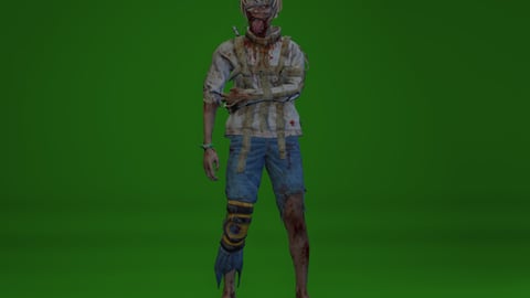 Victor | FiveM Male Ped | Infected Zombie Character | Multiple Outfits | Optimized & Fivem Ready [Add-On], image 5