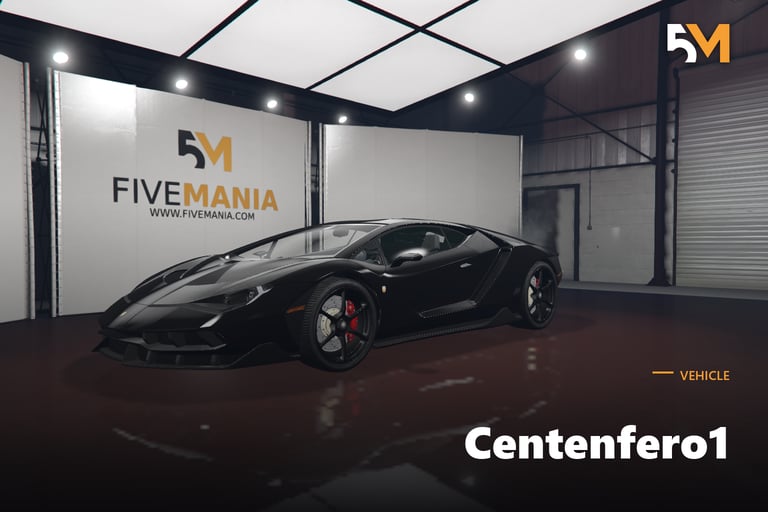 FIVEM Centenfero1, Realistic Super Car [Unbadged] Add-On