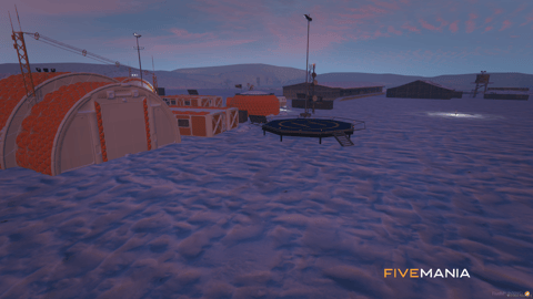 FIVEM Antartica | Arctic Research Base MLO | Custom Environment | Helipad | Structures & Props | Ship Included | Add-On | Optimized | Fivem Ready | High Quality — image 4