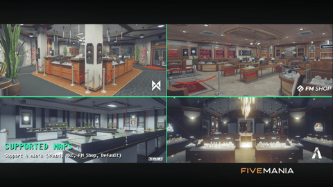 FIVEM Vangelico Heist v2 | Advanced Jewelry Store Robbery Script | Multi-Map Support | 5 Looting Methods | Add-On | Optimized | Fivem Ready | High Quality, image 17
