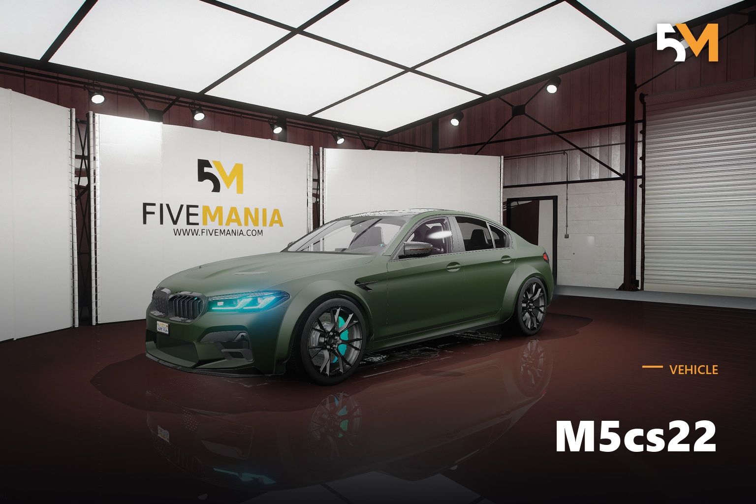FIVEM M5cs22 | Realistic Sports Sedan [Unbadged] Add-On | Working Lights | Custom Wheels | Add-On | Optimized | Fivem Ready | High Quality
