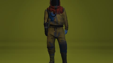Caleb | FiveM Male Ped | Hazmat Worker | Multiple Outfits | Optimized & Fivem Ready [Add-On], image 5
