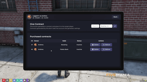 FIVEM Heist Contracts | Advanced Crime Script | Multiple Heists | Minigames | Admin Panel | Custom UI | Add-On | Optimized | Fivem Ready | High Quality, image 13