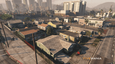 FIVEM Los Santos Block | Comprehensive Map Edit | Residential Homes | Gas Station | Custom Interior | Add-On | Optimized | Fivem Ready | High Quality — image 8