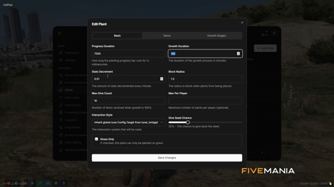 FIVEM Drugs Creator | Advanced Drug Crafting & Distribution Script | Custom Processing Zones | Harvesting & Planting | Wholesale & Retail Selling | Multiple Drug Types | Add-On | Optimized | Fivem Ready | High Quality, image 30