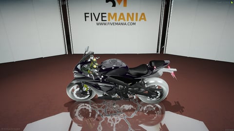 FIVEM Gsx1000 | Realistic Sports Bike [Unbadged] Add-On | High-Performance | Working Lights | Detailed Model | Add-On | Optimized | Fivem Ready | High Quality — image 7