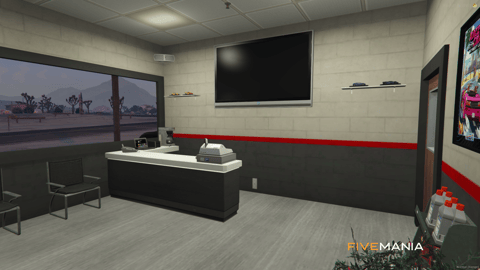 FIVEM Flywheels Mechanic | Custom Mechanic Shop MLO | Interior & Exterior | Reception Area | Workshop | Add-On | Optimized | Fivem Ready | High Quality — image 8
