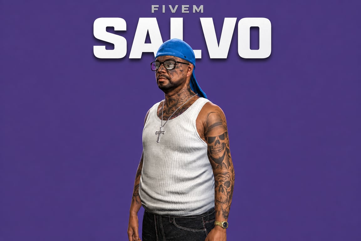 Salvo | Male Ped | Multiple Outfits | Optimized & Fivem Ready [Add-On]