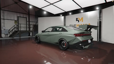 FIVEM Eletron R | Custom Sports Sedan Add-On | Interior & Exterior | Custom Body Kit | Spoiler | Custom Wheels | Add-On | Optimized | Fivem Ready | High Quality, image 8