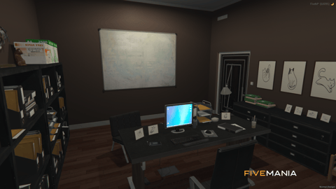 FIVEM Cat Caffee | Charming Cafe MLO | Interior & Exterior | Full Kitchen | Office & Storage | Outdoor Seating | Add-On | Optimized | Fivem Ready | High Quality — image 19