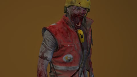 Victor | FiveM Male Ped | Undead Worker | Multiple Outfits | Optimized & Fivem Ready [Add-On], image 3