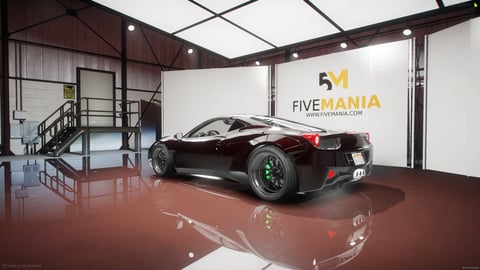 FIVEM Lwalk458 | Realistic Sports Car [Unbadged] Add-On | Custom Wheels | Detailed Interior | Add-On | Optimized | Fivem Ready | High Quality — image 8