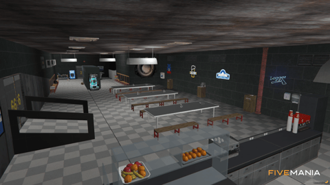 FIVEM Mountain Base | Secret Underground Base MLO | Interior & Exterior | Command Center | Lounge Area | Parking Garage | Add-On | Optimized | Fivem Ready | High Quality — image 11