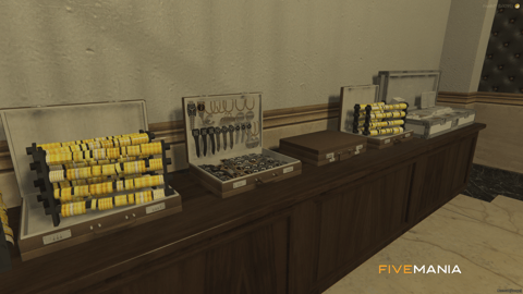 FIVEM Rocks In Socks Jewlery Store | Luxury Jewelry Store MLO | Interior & Exterior | Custom Props | Detailed Design | Add-On | Optimized | Fivem Ready | High Quality — image 16
