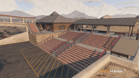 FIVEM Sandy Train Station | Detailed Train Station MLO | Interior & Exterior | Ticket Booth | Waiting Area | Add-On | Optimized | Fivem Ready | High Quality — image 4