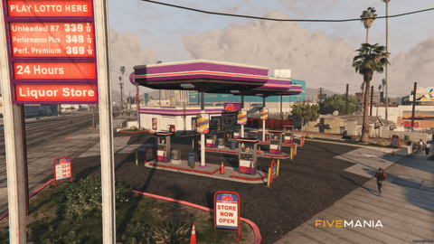 FIVEM Ballas Ltd | Lore-Friendly Gas Station MLO | Interior & Exterior | Convenience Store | Custom Branding | Add-On | Optimized | Fivem Ready | High Quality — image 2