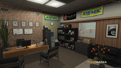 FIVEM Mosley | Full-Service Auto Shop MLO | Interior & Exterior | Reception Area | Workshop Bays | Locker Room | Add-On | Optimized | Fivem Ready | High Quality — image 14