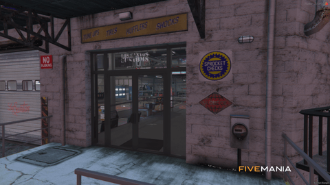 FIVEM Los Santos Customs | Detailed Auto Repair MLO | Interior & Exterior | Custom Props | Tuning Bays | Lounge Area | Add-On | Optimized | Fivem Ready | High Quality — image 17