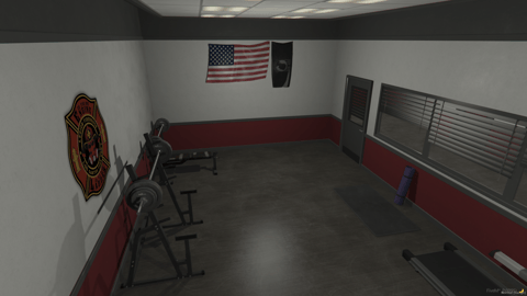 FIVEM Legion Fire Department | Detailed Fire Station MLO | Interior & Exterior | Fire Pole | Meeting Room | Offices | Add-On | Optimized | Fivem Ready | High Quality — image 14