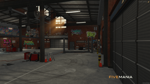 FIVEM Bennys | Iconic Mechanic Shop MLO | Interior & Exterior | Paint Booth | Lounge Area | Custom Props | Add-On | Optimized | Fivem Ready | High Quality — image 14