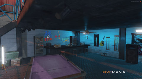 FIVEM Tuner Shop V2 | Modern Tuner Shop MLO | Interior & Exterior | Multiple Bays | Custom Props | Arcade Area | Add-On | Optimized | Fivem Ready | High Quality — image 8