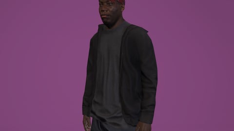 Jamal | Male Ped | Multiple Outfits | Optimized & Fivem Ready [Add-On] — image 3