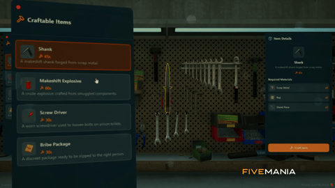 FIVEM Prison System | Comprehensive Corrections Management Script | Prisoner Management | Crafting | Tasks & Patrols | Tablet UI | Add-On | Optimized | Fivem Ready | High Quality, image 22