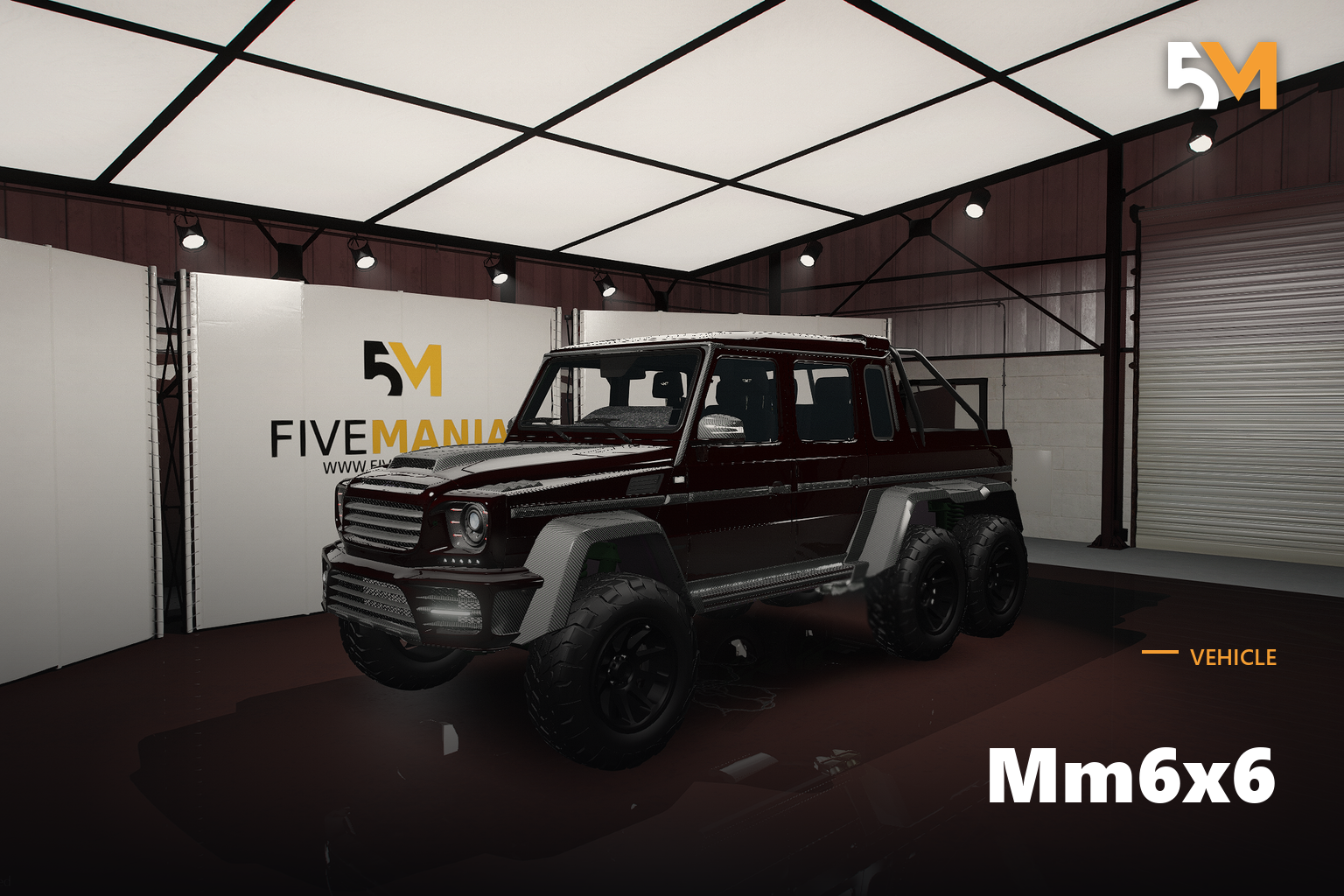 FIVEM Mm6x6 | Realistic 6x6 Truck [Badged] Add-On | High Quality | Fivem Ready