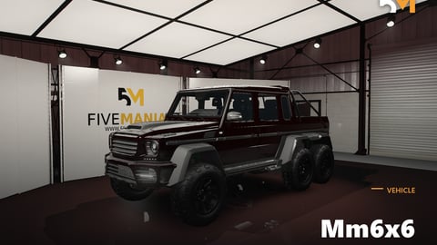 FIVEM Mm6x6 | Realistic 6x6 Truck [Badged] Add-On | High Quality | Fivem Ready cover