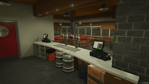 FIVEM Hornys V2 | Lore-Friendly Fast Food Restaurant | Interior & Exterior | Detailed Kitchen | Add-On | Optimized | Fivem Ready | High Quality — image 8