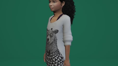 Naomi | Female Teen Ped | Multiple Outfits | Optimized & Fivem Ready [Add-On] — image 3
