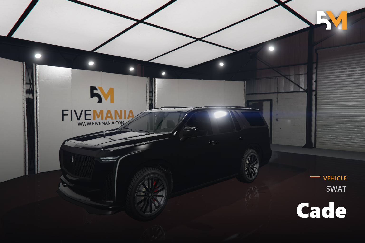 FIVEM Swat Cade | Armored SUV Add-On | Working Lights | Custom Rims | High Quality Interior | Optimized | Fivem Ready | High Quality