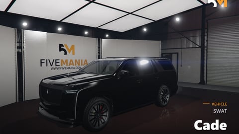 FIVEM Swat Cade | Armored SUV Add-On | Working Lights | Custom Rims | High Quality Interior | Optimized | Fivem Ready | High Quality cover