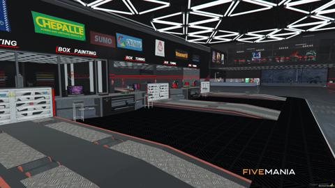 FIVEM Stop Car Mechanic | Full-Service Garage MLO | Interior & Exterior | Tuning & Detailing | Rooftop Parking | Add-On | Optimized | Fivem Ready | High Quality — image 15