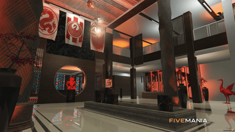 FIVEM Yakuza Compound | Luxury Gang Hideout MLO | Interior & Exterior | Custom Props | Add-On | Optimized | Fivem Ready | High Quality — image 4
