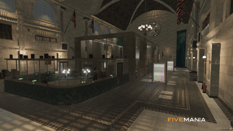 FIVEM Pacificabank Heistmode | Heist-Ready Bank MLO | Custom Heist Mechanics | Interior & Exterior | Add-On | Optimized | Fivem Ready | High Quality — image 9