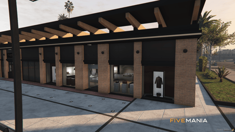 FIVEM Legion Square V3 | Revitalized City Hub Map Edit | Bank MLO | Gas Station | Outdoor Seating | Helipad | Add-On | Optimized | Fivem Ready | High Quality — image 26