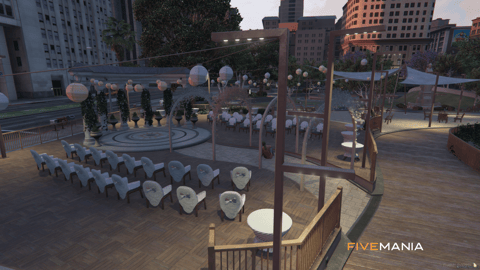 FIVEM Legion V4 | Multi-Purpose City Square MLO | Wedding Venue | Outdoor Amphitheater | Landscaping | Add-On | Optimized | Fivem Ready | High Quality — image 16