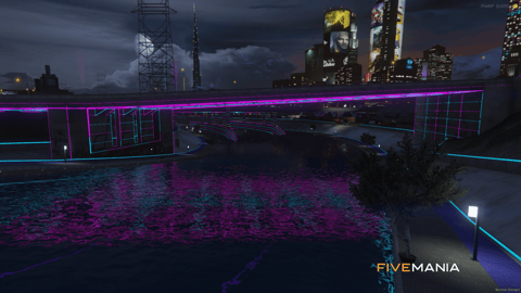 FIVEM River Wave | Neon River Map Edit | Custom Lighting | Add-On | Optimized | Fivem Ready | High Quality — image 6