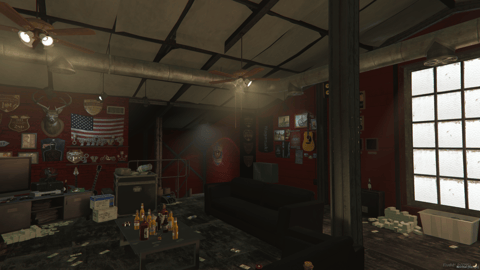 FIVEM Lost Stab City V3 | Biker Clubhouse MLO | Interior & Exterior | Bar Area | Office Space | Garage | Add-On | Optimized | Fivem Ready | High Quality — image 9