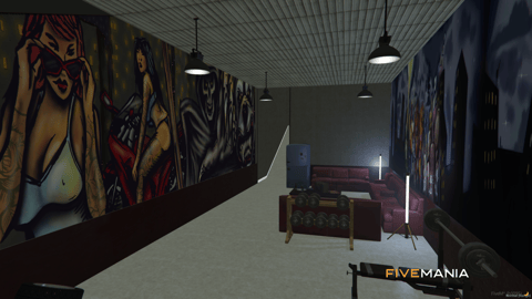 FIVEM Lost Mc River Club | Exclusive Biker Gang MLO | Interior & Exterior | Bar Area | Gym | Garage | Custom Textures | Add-On | Optimized | Fivem Ready | High Quality — image 9