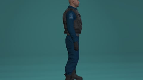 Prison Tattoartist | Male Ped | Multiple Outfits | Optimized & Fivem Ready [Add-On] — image 7