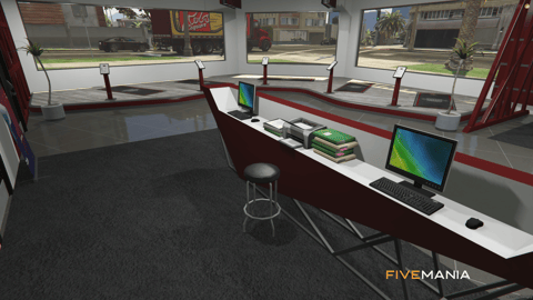 FIVEM Western Motorcycle Dealership | Custom Motorcycle Dealership MLO | Interior & Exterior | Showroom & Office | Lounge Area | Add-On | Optimized | Fivem Ready | High Quality — image 15
