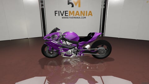 FIVEM Godzninjah2 | Realistic Sports Bike [Unbadged] Add-On | Optimized | Fivem Ready | High Quality — image 7