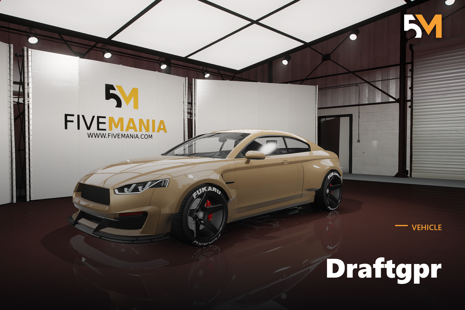 FIVEM Draftgpr | Realistic Sports Car [Unbadged] Add-On | Widebody Kit | Fivem Ready | High Quality